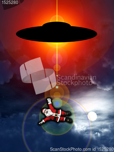 Image of Alien Abducted Santa Claus 