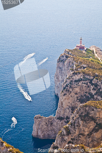 Image of Capri Island panorama