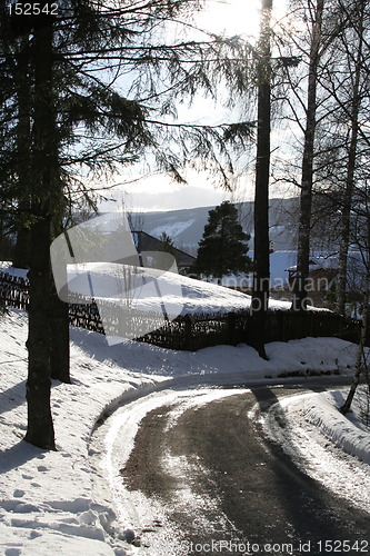 Image of Winter road