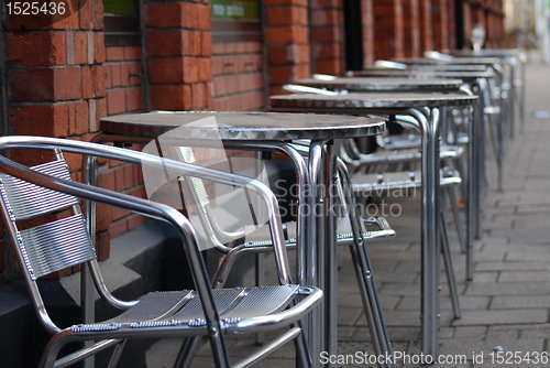 Image of chairs on the street