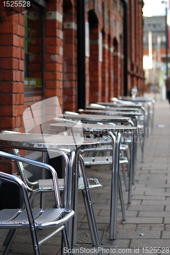 Image of chairs on the street