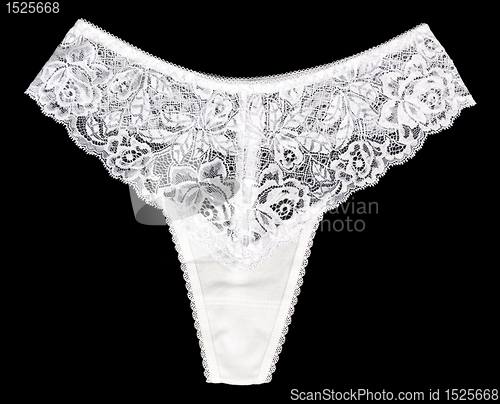 Image of white women's underwear