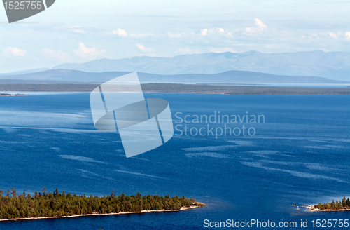 Image of Landscape, the northern lake with islands