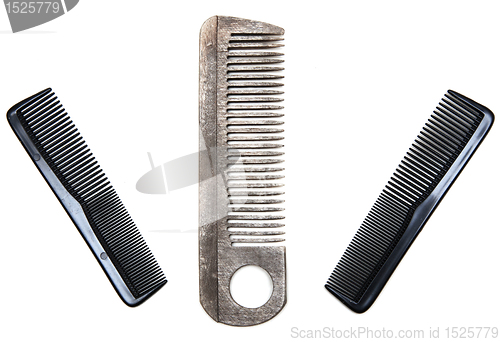 Image of Three plastic combs