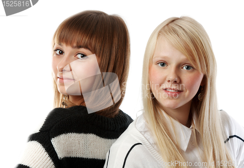 Image of Portrait two girls