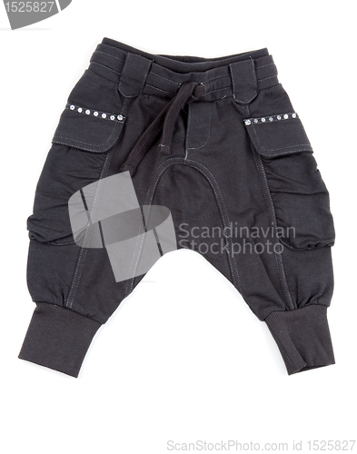 Image of dark gray cotton panties