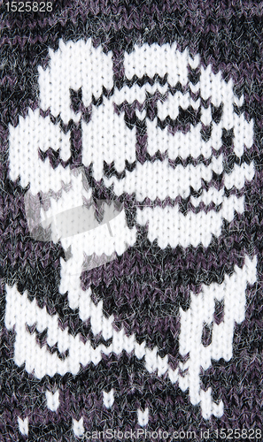Image of knitted gray background