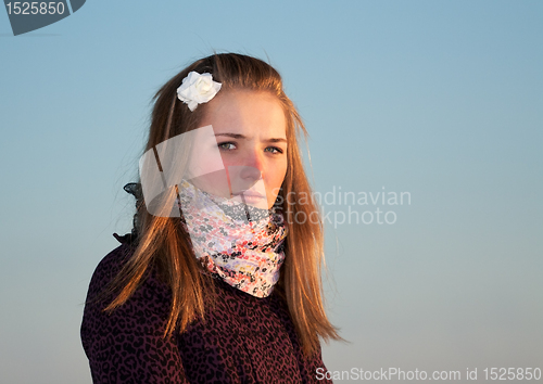 Image of portrait of a beautiful girl