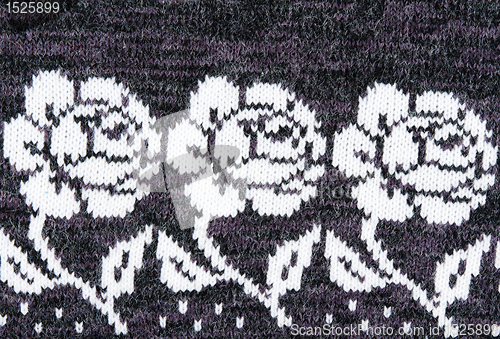 Image of knitted gray background