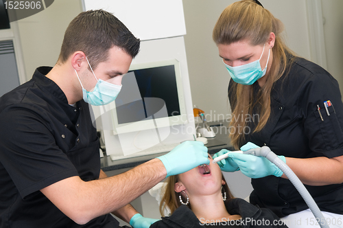 Image of Patient at the dental practice