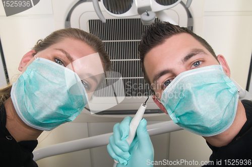 Image of In the dentist's chair