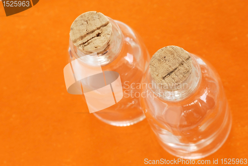 Image of Two glass bottles