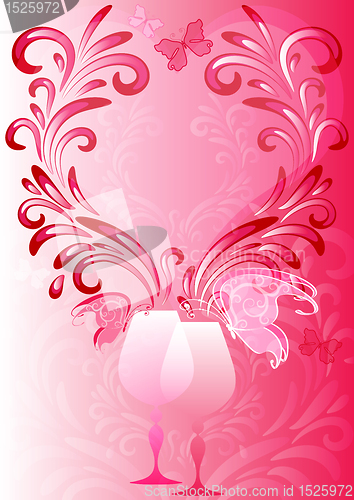 Image of Pink valentines frame