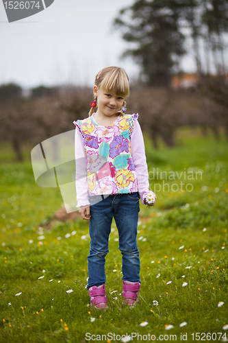 Image of Little girl outdoors