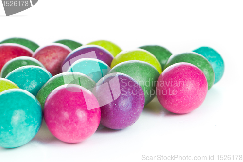 Image of easter eggs isolated