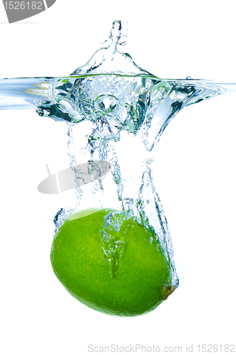 Image of lime splashing