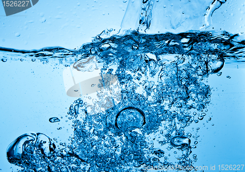 Image of bubbles in water