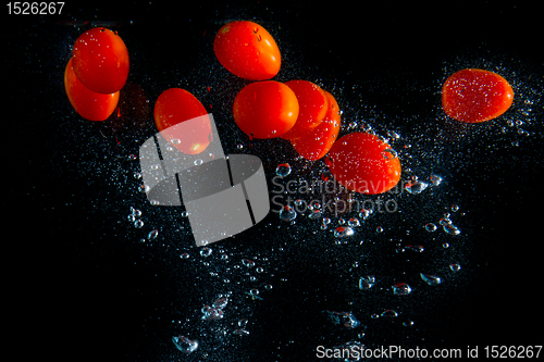 Image of tomatoe splash