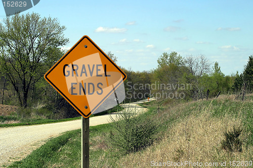 Image of Gravel Ends Sign 1