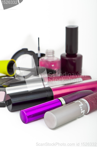 Image of collection of make-up