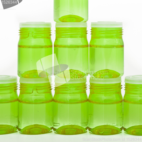 Image of cosmetic glass containers