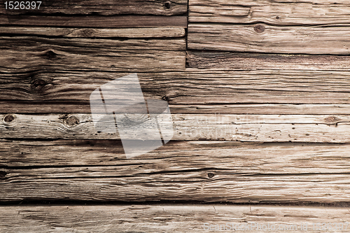 Image of weathered old brown wooden texture