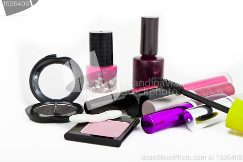 Image of collection of make-up