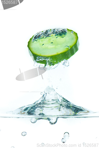 Image of cucumber in water