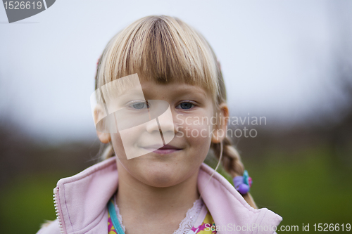 Image of Little girl outdoors