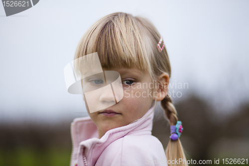 Image of Little girl outdoors
