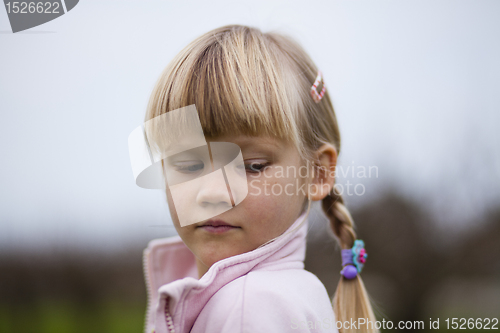 Image of Little girl outdoors