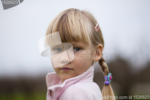 Image of Little girl outdoors