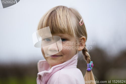 Image of Little girl outdoors