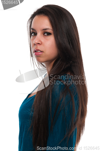 Image of Teal blouse