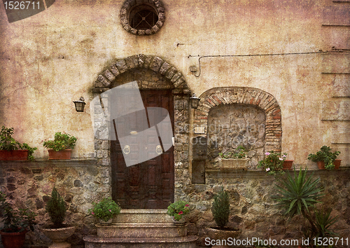 Image of Nice village facade