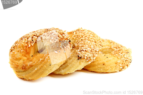 Image of Biscuits with sesame seeds.
