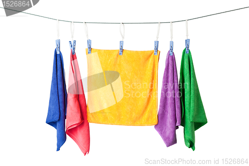 Image of Hanging microfiber towels