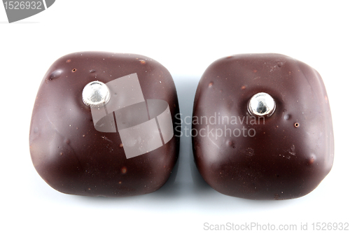 Image of Two Chocolates With Pearls