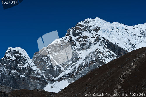 Image of Mountain Peaks not far Everest base camp