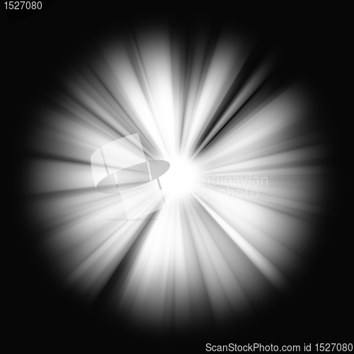 Image of Abstract Beams of Light on black