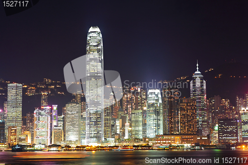 Image of Hong Kong skyline night