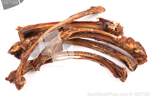 Image of dog food, dry rib