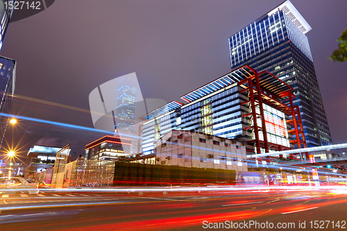 Image of Taipei commercial district at night