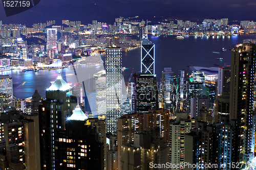 Image of Hong Kong at night