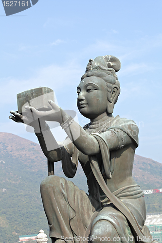 Image of statue in chinese temple