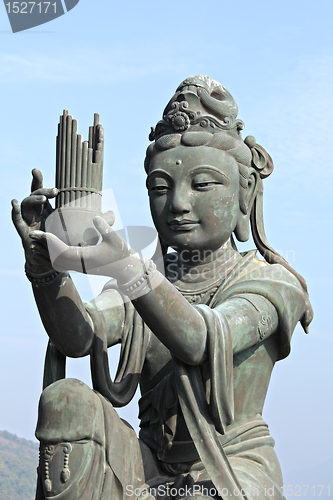 Image of statue in chinese temple