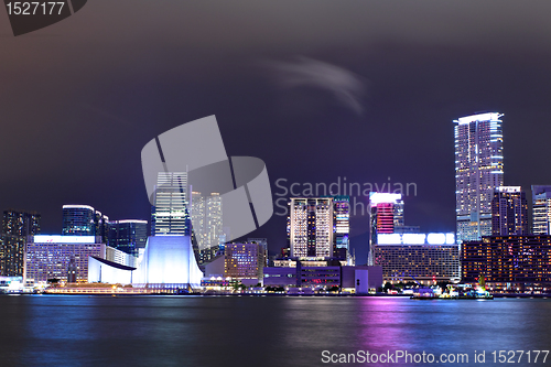 Image of kowloon at night