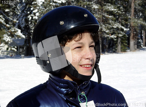 Image of Boy in a helmet