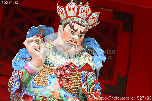 Image of statue in chinese temple