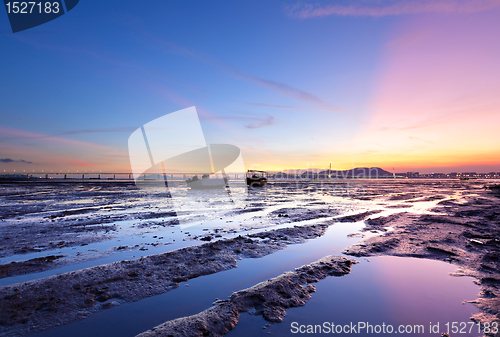 Image of sunset coast